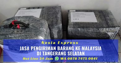 Jasa Kirim Barang ke Malaysia di Tangerang Selatan