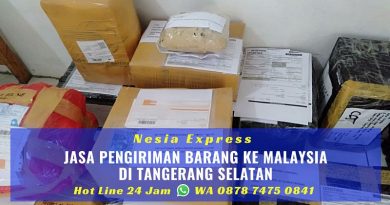 Jasa Kirim Barang ke Malaysia di Tangerang Selatan