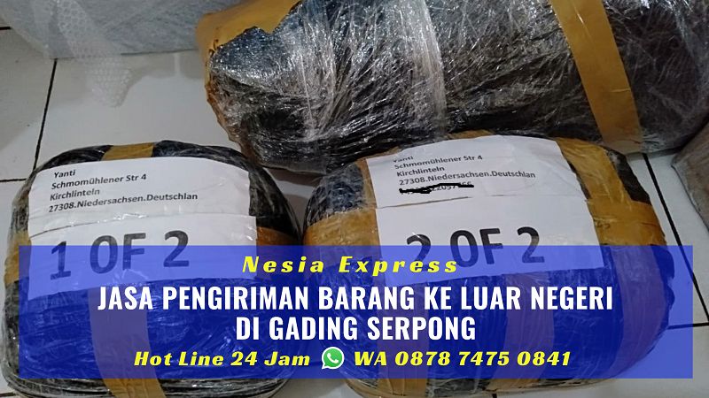 Jasa Pengiriman Barang ke Luar Negeri di Gading Serpong