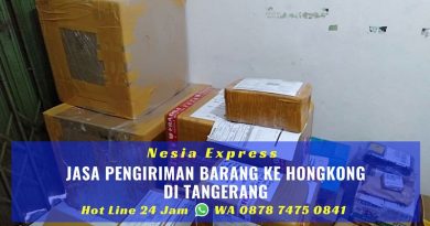 Jasa Pengiriman Barang ke Hongkong di Tangerang