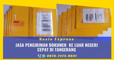Jasa kirim Dokumen ke Luar Negeri Cepat di Tangerang