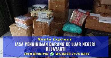Jasa Pengiriman Barang ke Luar Negeri di Jayanti