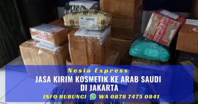 Jasa Pengiriman Paket Kosmetik Ke Arab Saudi Murah di Jakarta