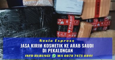 Jasa Kirim Kosmetik Ke Arab Saudi Murah di Pekalongan