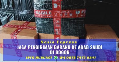 Jasa Kirim Barang ke Arab Saudi Murah di Bogor
