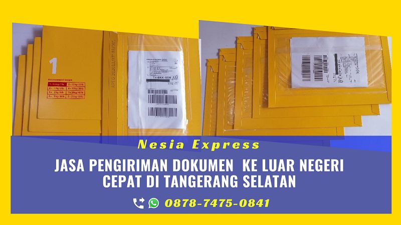 Jasa Kirim Dokumen ke Luar Negeri di Tangerang Selatan