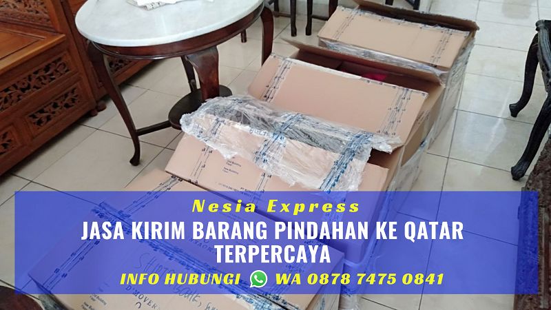Jasa Kirim Barang Pindahan ke Qatar Terpercaya