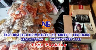 Jasa Kirim Barang ke Taiwan di Karangtengah Tangerang